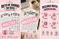 Reto de Ahorro 30 Días Personalizable | PDF Imprimible